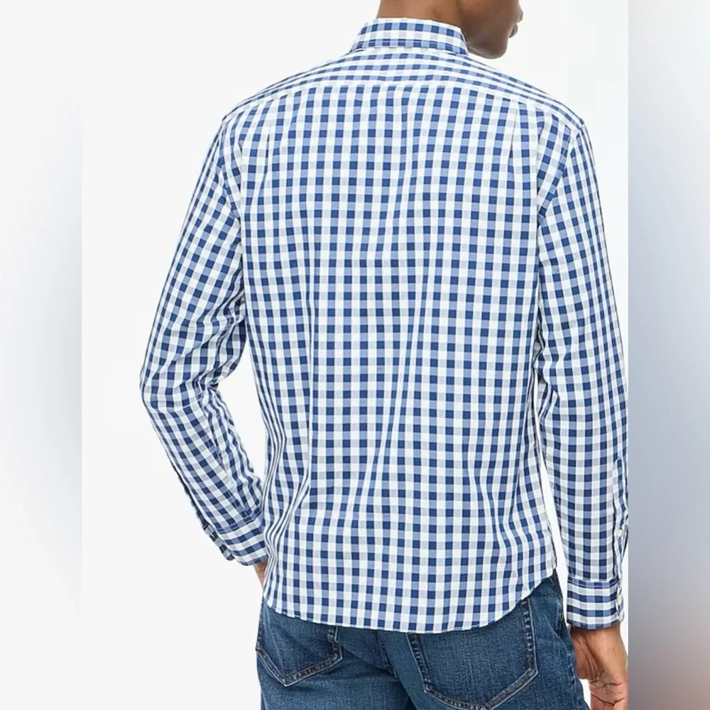 NWT J Crew Men’s Performance Slim Untuck Button Down Shirt